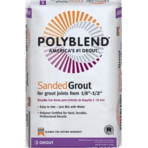 C Building Products C Building Products NSG0925 25 lbs. Polyblend Natural Gray Sanded Tile Grout 10186211800